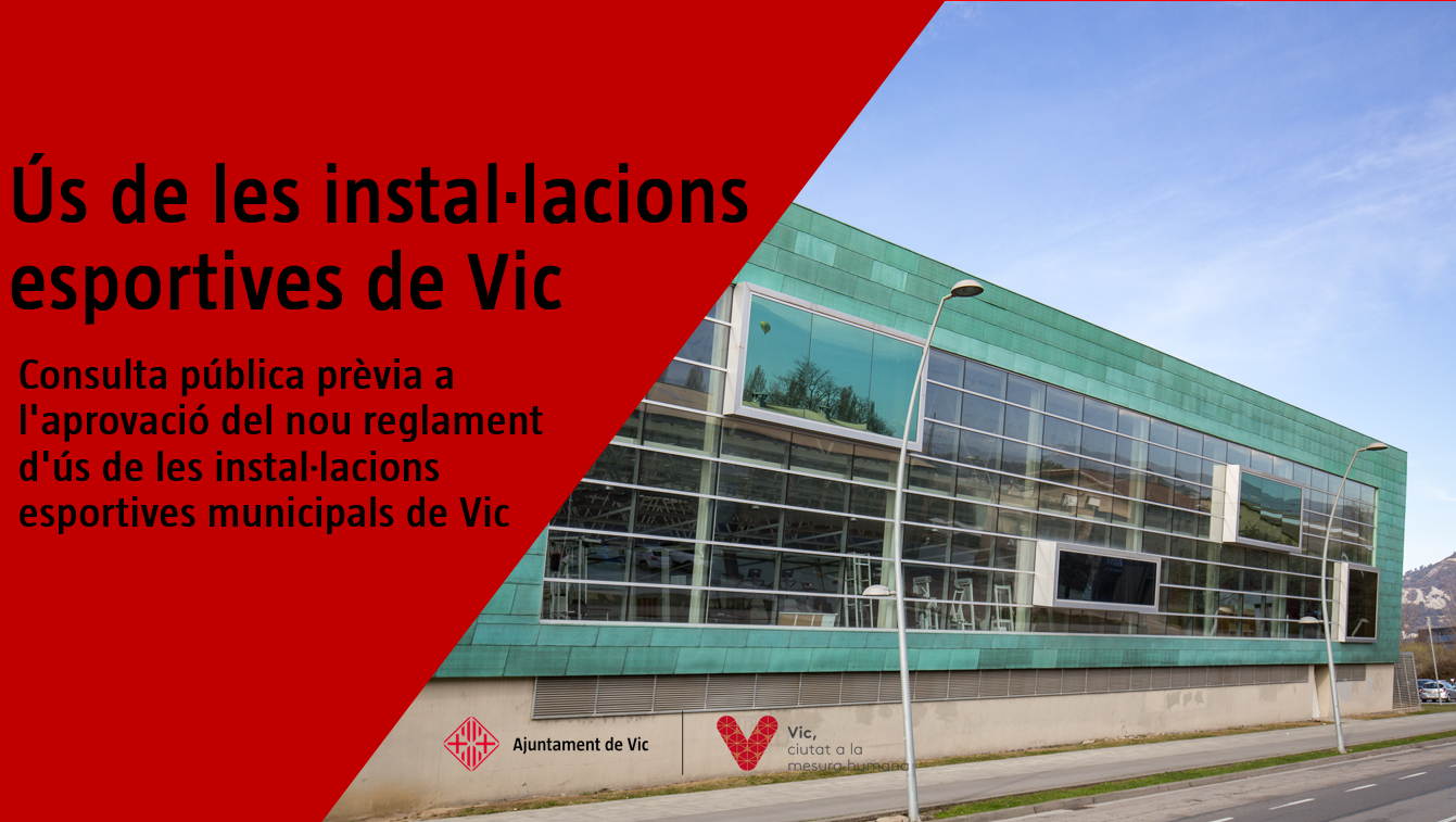 Imatge pels mitjans: Nou reglament d&#39;ús  de les instal·lacions esportives municipals de Vic